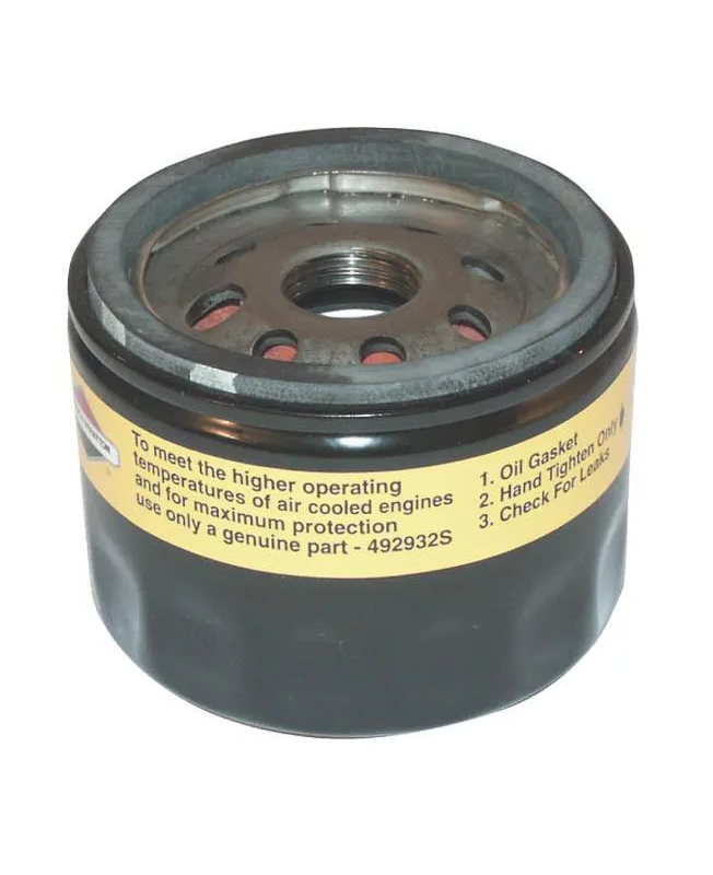 Filtre à huile 492932S pour briggs et stratton Filtre à huile 492932S pour briggs et stratton