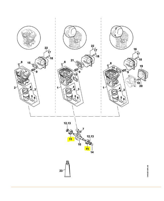 Rlt a billes 15x38x11 référence 9523-003-4304