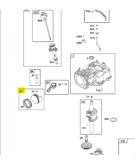 594099 Piston Briggs & Stratton