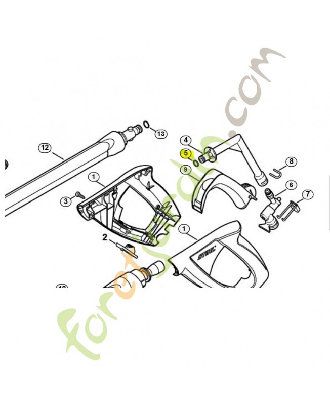 Joint torique 9,25x1,78 référence 9645-948-7500