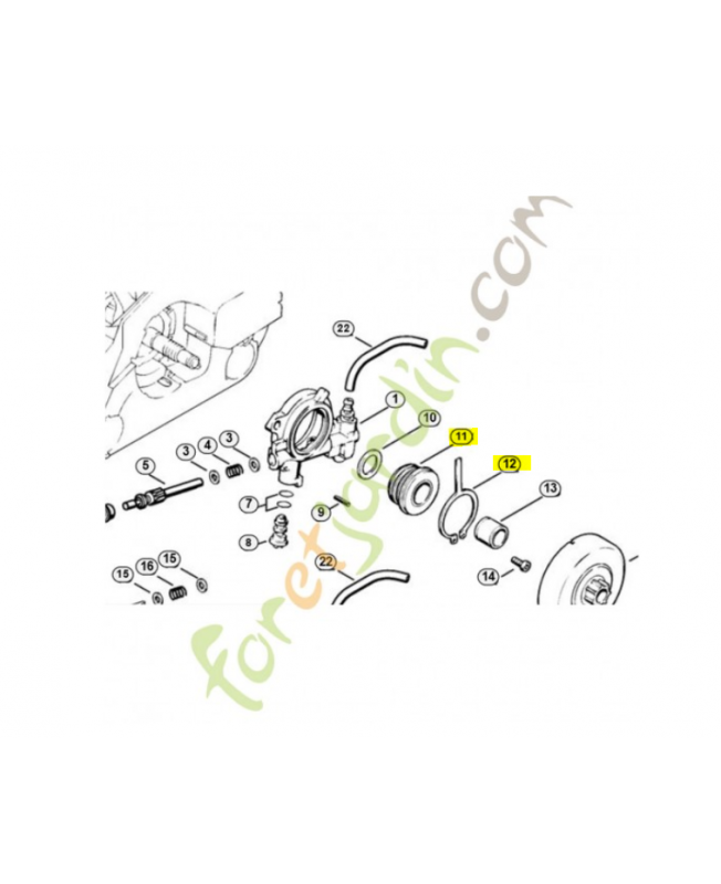 Vis référence 1121-640-7111 stihl