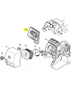 Socle référence 1128-120-3404 STIHL