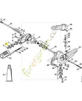 Roulement rainuré à billes 609-Z 9503-003-9856 Pièce de rechange Sithl / Vicking