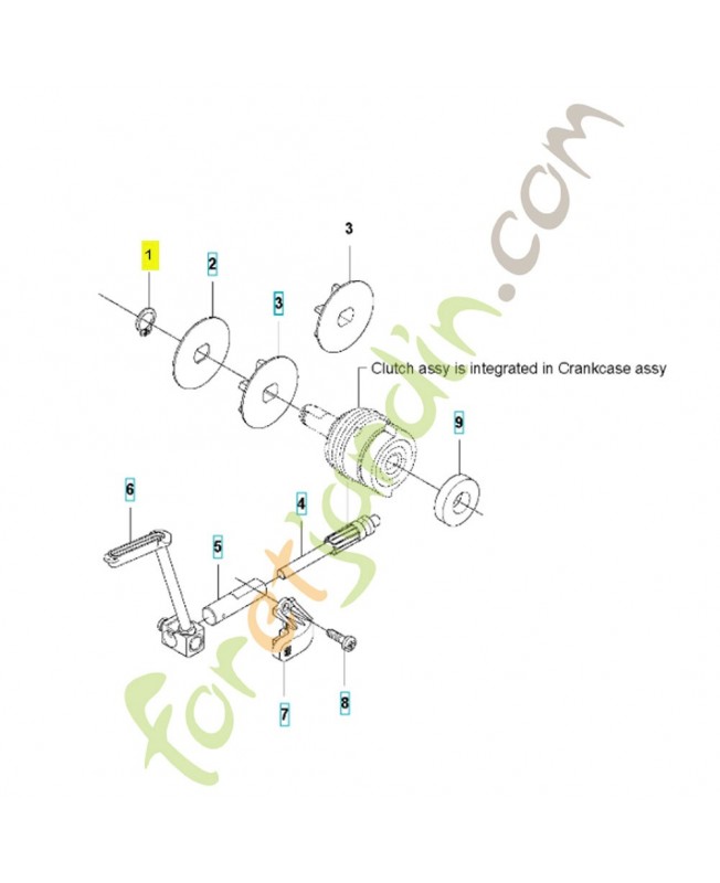 Circlips 735311200. Pièce de rechange Husqvarna