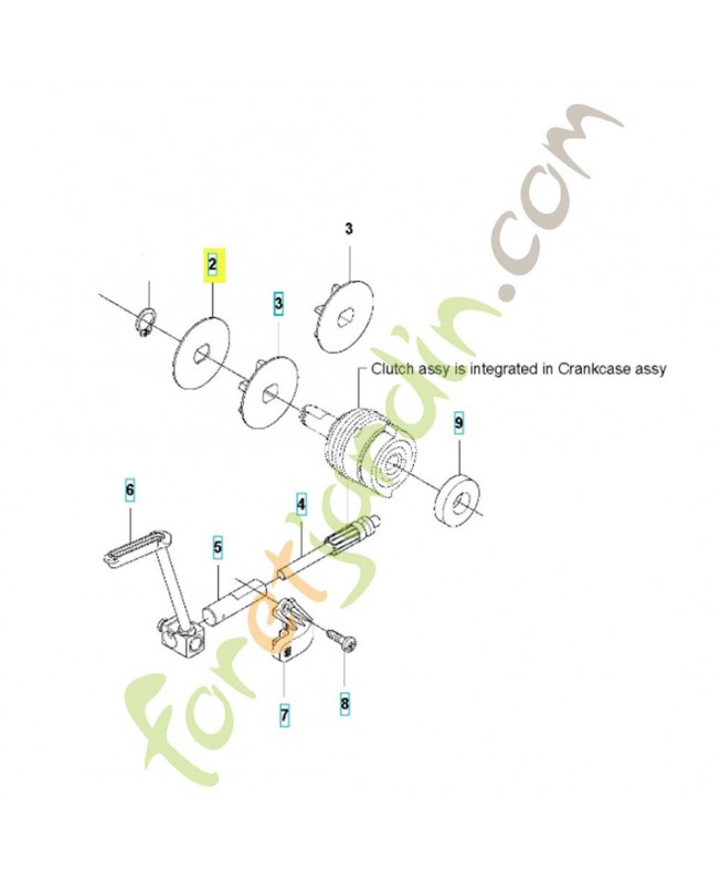 Rondelle 577271501. Pièce de rechange Husqvarna