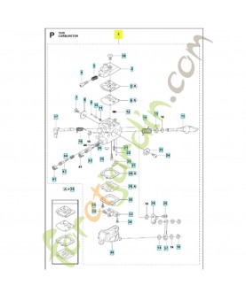 Carburateur 578936901 et 578936902. Pièce de rechange Husqvarna