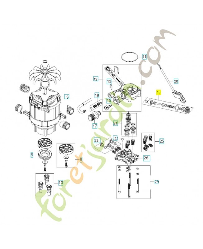soupape 598527501- Pièce détachée Husqvarna
