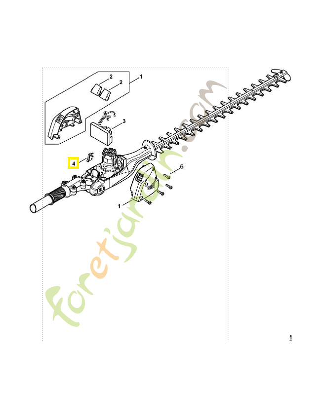 Interrupteur 4859-430-0500. Pièce de rechange Sithl / Vicking
