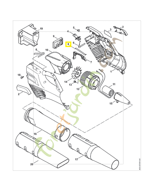 Ressort a lame 4523-435-8900. Pièce détachée Stihl / Vicking Ressort a lame 4523-435-8900. Pièce détachée Stihl / Vicking