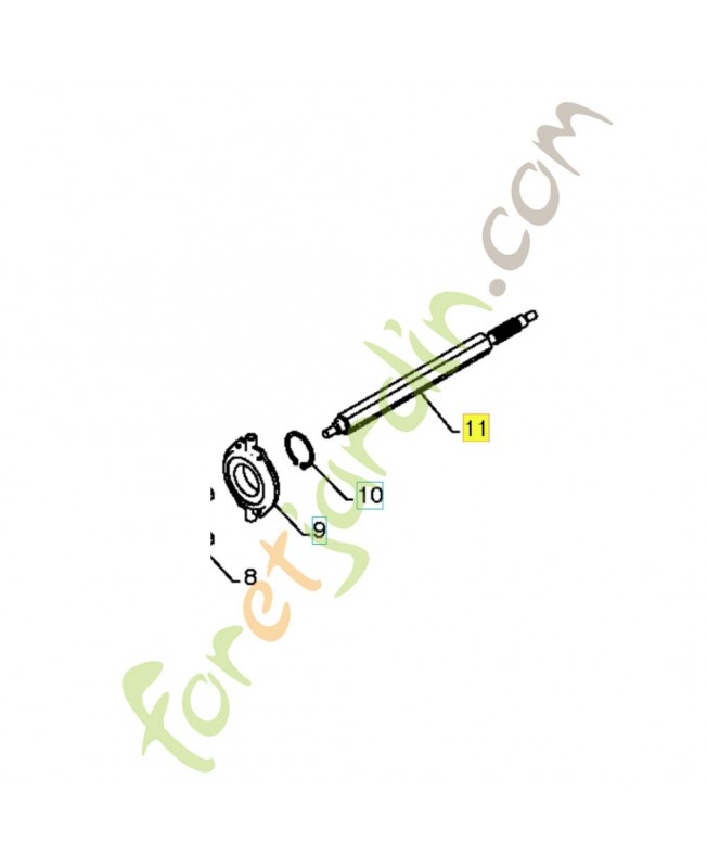 Arbre 532180066. Pièce de rechange Husqvarna