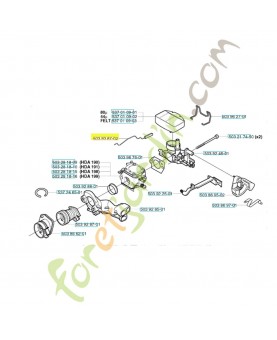 Levier 503938702. Pièce de rechange Husqvarna