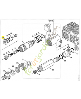 Vis creuse 4747-513-0700. Pièce détachée Stihl / Vicking