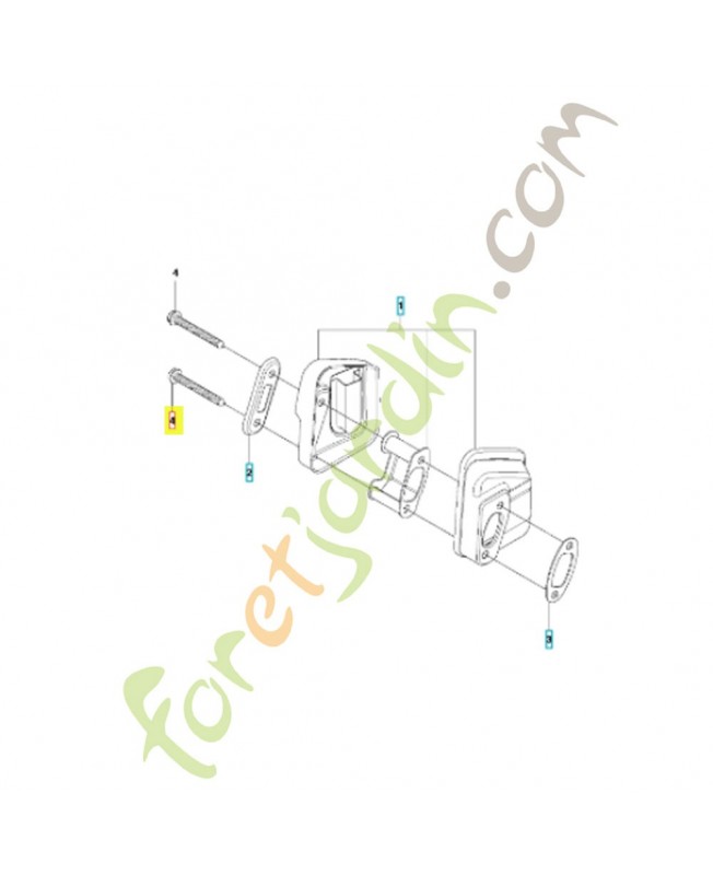 Vis 513633601. Pièce de rechange Husqvarna Vis 513633601. Pièce de rechange Husqvarna