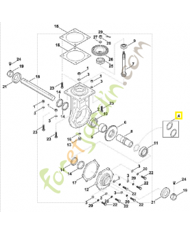 Jeu de rondelles de compensation 6251-007-3200. Pièce détachée Stihl / Vicking