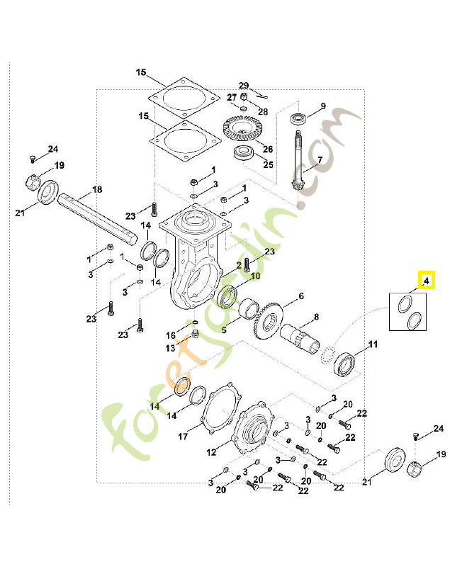 Jeu de rondelles de compensation 6251-007-3200. Pièce détachée Stihl / Vicking Jeu de rondelles de compensation 6251-007-3200. Pièce détachée Stihl / Vicking
