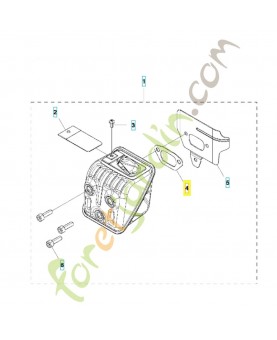 Joint 537287701. Pièce de rechange Husqvarna
