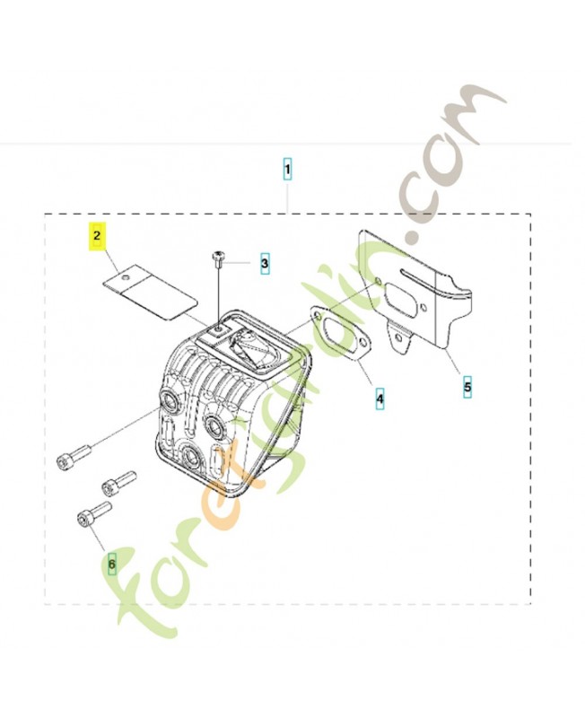 Grille de protection 544116802 - Pièce de détachée Husqvarna