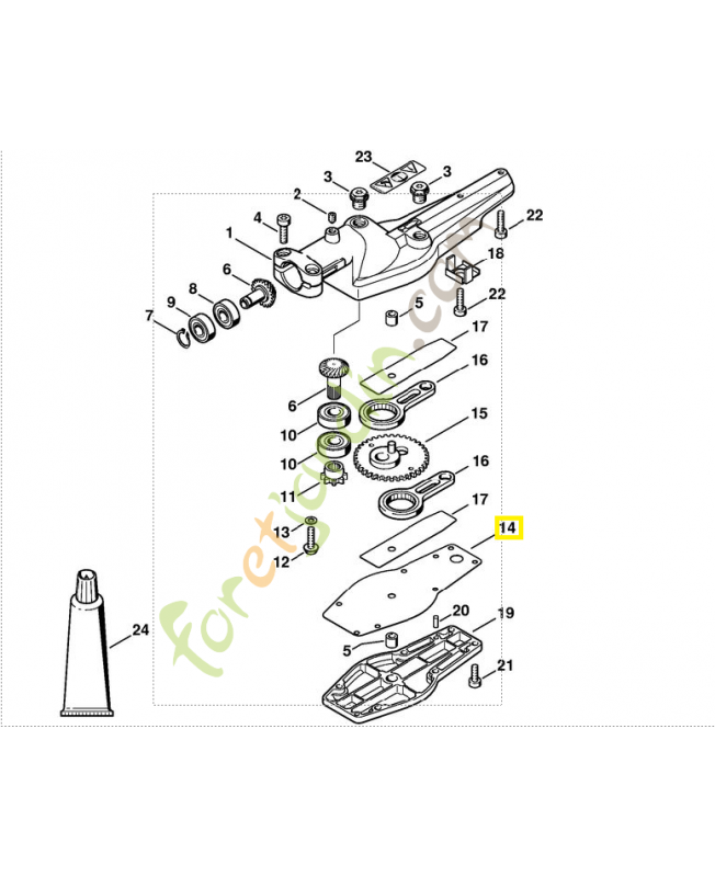 Joint 4230-649-0304. Pièce de rechange Sithl Joint 4230-649-0304. Pièce de rechange Sithl