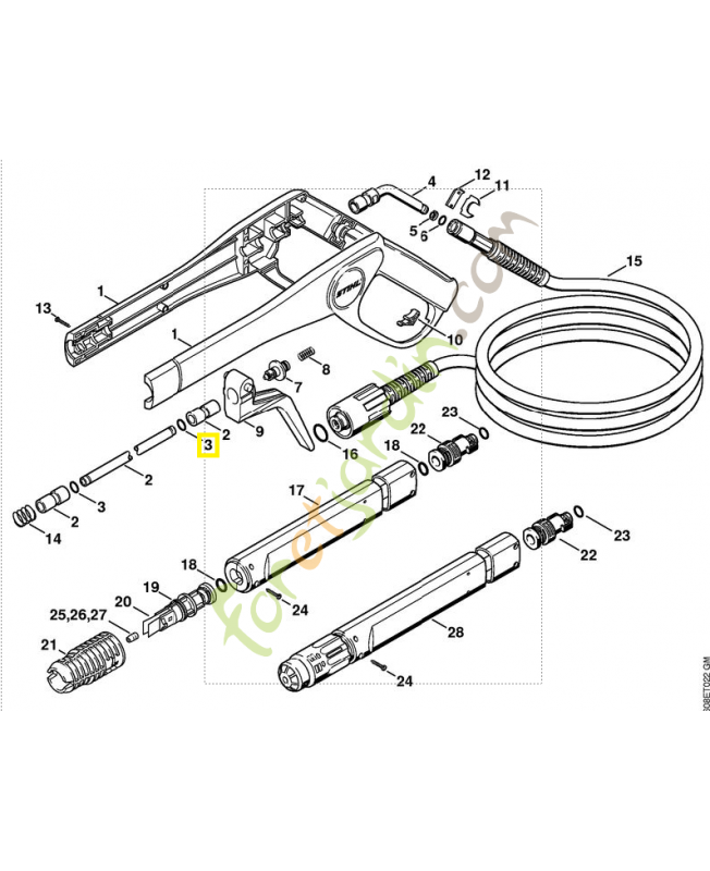 Joint torique 6x2 9645-948-7464. Pièce de rechange Sithl Joint torique 6x2 9645-948-7464. Pièce de rechange Sithl