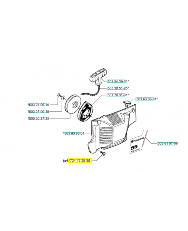 Vis  724132955 husqvarna