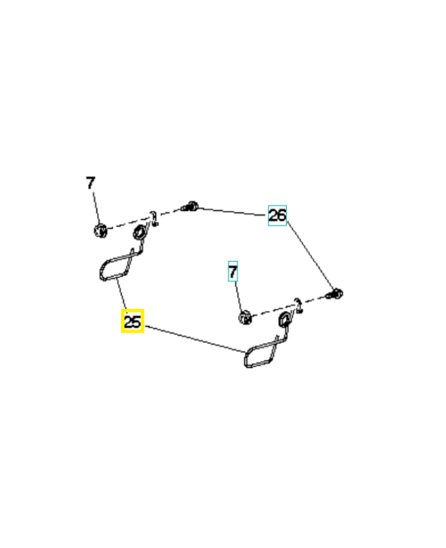 Cliquet de verrouillage 583580301. Pièce de rechange Husqvarna