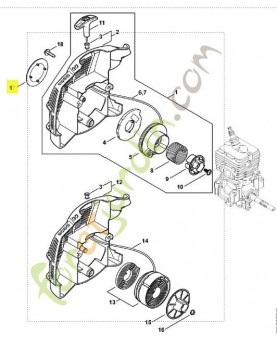 Plaque matricule km-56c