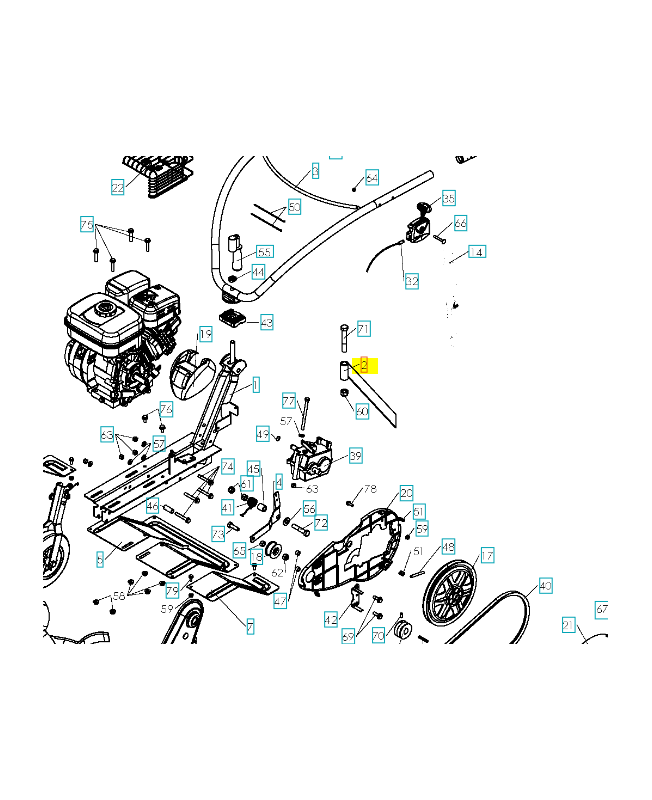 Bequille 597166801- Pièce détachée Husqvarna Bequille 597166801- Pièce détachée Husqvarna