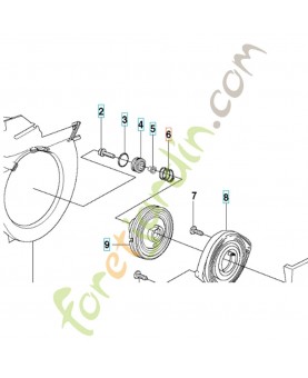 Ressort 506253001. Pièce détachée Husqvarna