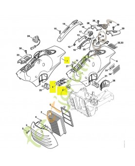 Capot nu ts 410/420 a référence 4238-080-1602