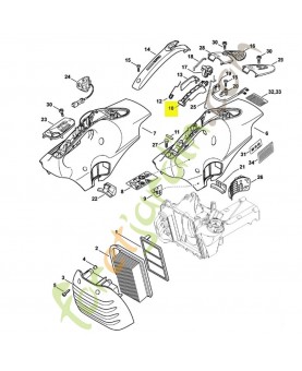 Manette des gaz référence 4238-182-1000