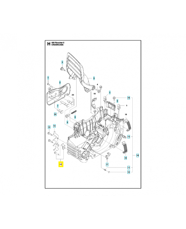 Capteur de chaine 503910671. Pièce de rechange Husqvarna Capteur de chaine 503910671. Pièce de rechange Husqvarna