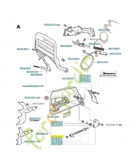 Douille 537017401. Pièce de rechange Husqvarna
