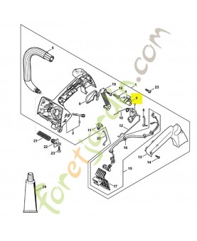 Arbre de commande 1137-180-0902. Pièce détachée Stihl / Vicking