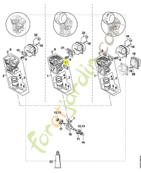 Joint de silencieux 1140-149-0600. Pièce détachée Stihl