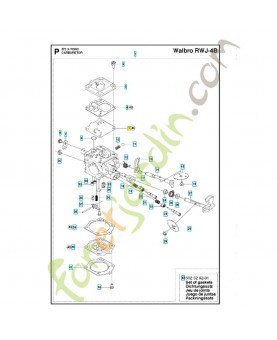 Membrane de pompe 544897201. Pièce détachée Husqvarna
