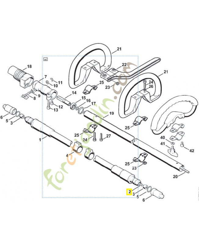 Cable flex. fr350/450 4128-711-3300. Pièce de rechange Sithl 41327113300