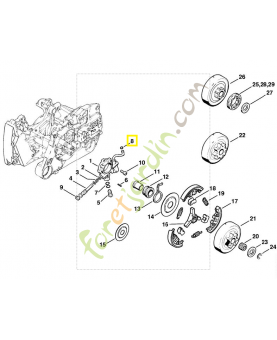 Joint torique 4x1,5 9646-951-0155. Pièce de rechange Sithl / Vicking