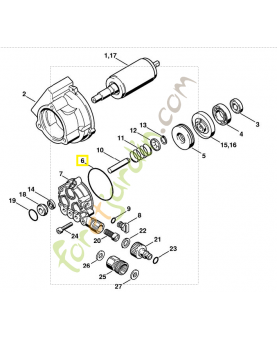 Anneau 80,6x2,62 9645-945-8588. Pièce de rechange Sithl / Vicking