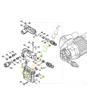 Joint torique 12x2 9645-951-3341. Pièce de rechange Sithl / Vicking