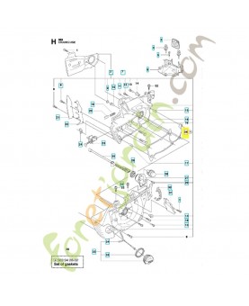 Jeu de joints 503942802. Pièce de rechange Husqvarna