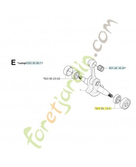 Roulement. Pièce de rechange Husqvarna référence 503932302  Remplace référence 503932301  
