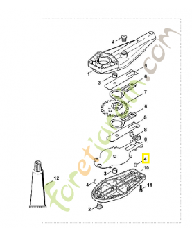 Goupille 4m/6x12 9381-003-2070. Pièce de rechange Sithl / Vicking