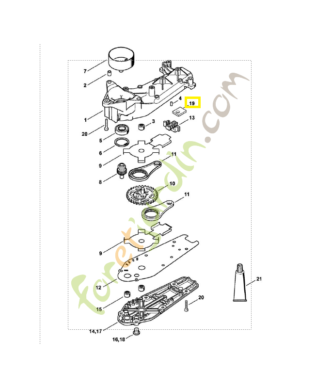Joint 4237-649-0307. Pièce de rechange Sithl / Vicking