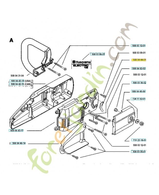 Joint carter 508044409. Pièce de rechange Husqvarna