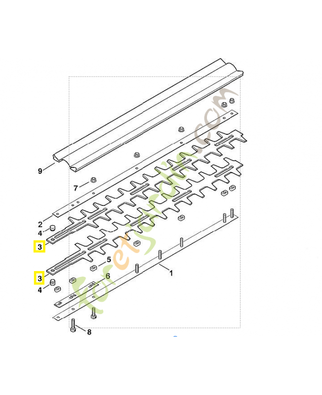 jeu de 2 couteaux référence 4230-710-6053