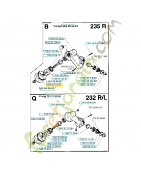 Bride de renfort 502031003. Pièce de rechange Husqvarna