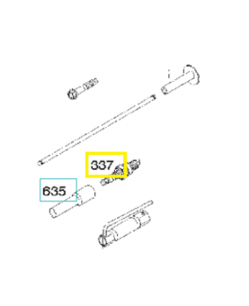 capuchon de bougie b&s 691043 582312369. Pièce détachée Husqvarna