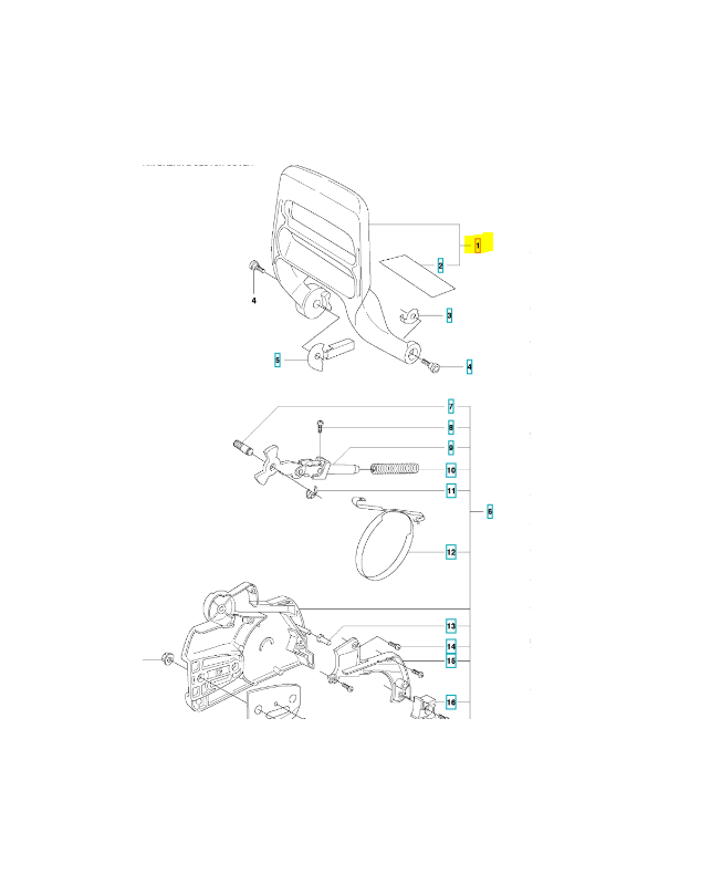 Protecteur Husqvarna ref. 537152801
