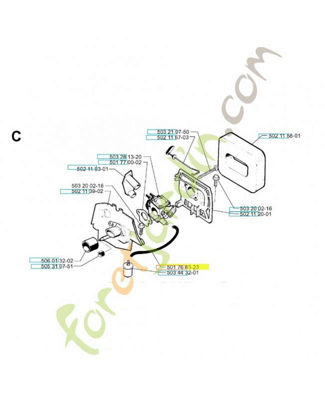 Durite d'essence 581756124 husqvarna