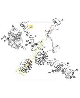 Contact de cable d'allumage 4144-405-1000. Pièce détachée Stihl / Vicking